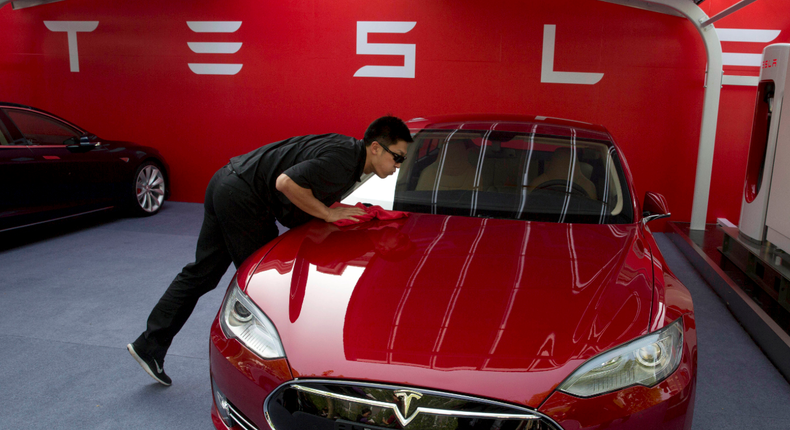 Teslas are exclusively sold online — even when you visit in person