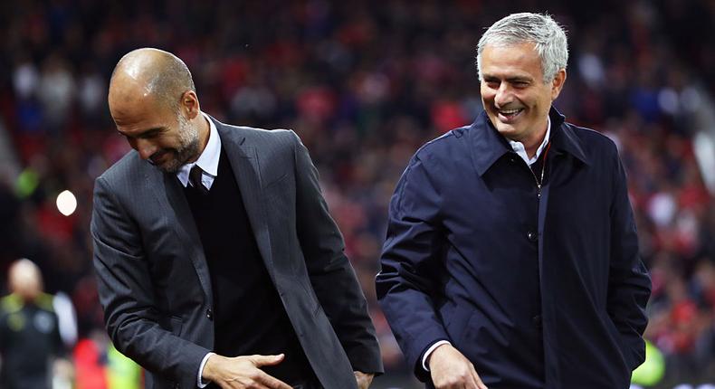 Pep Guardiola and Jose Mourinho (Getty Images)