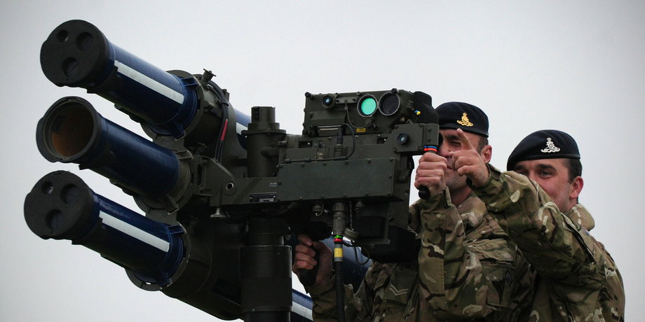 Siły ukraińskie prawdopodobnie już korzystają z systemu. Na zdjęciu Starstreak i brytyjscy żołnierze.