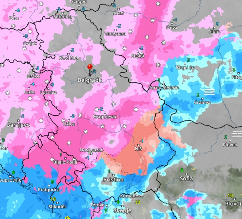 Vremenski radar u 18h