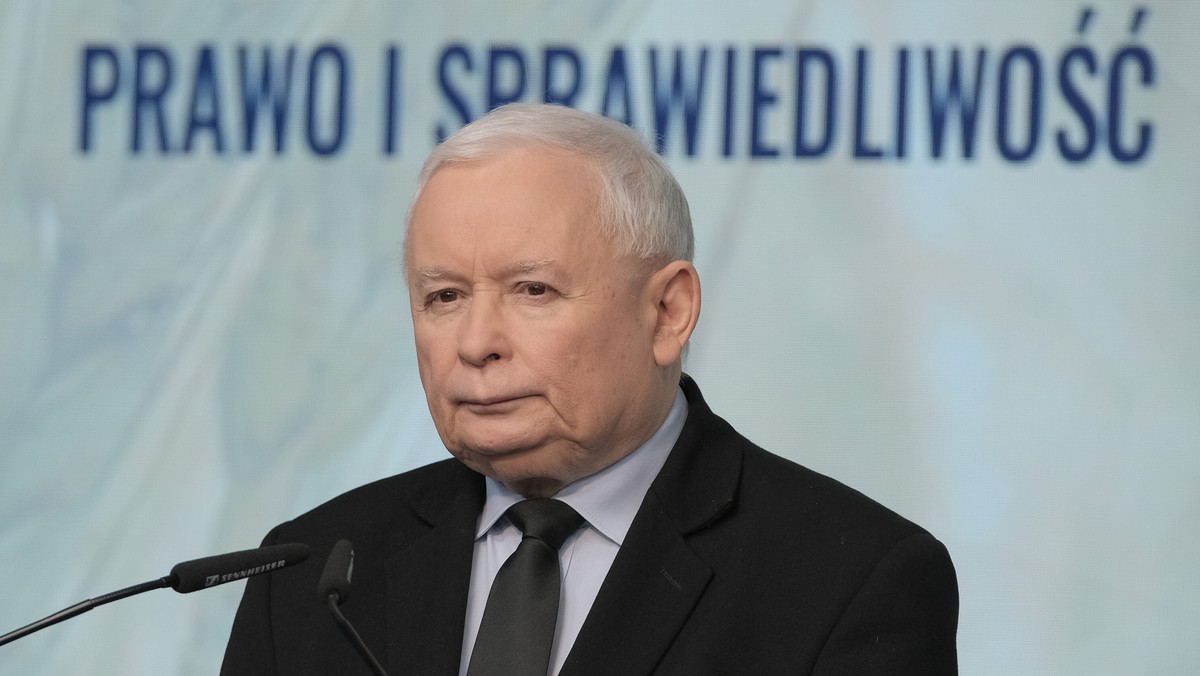 Prezes PiS Jarosław Kaczyński