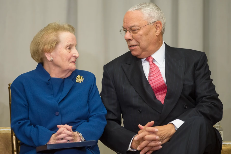 Medlin Olbrajt i Kolin Pauel