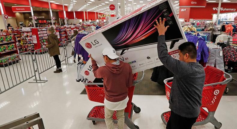 Black Friday last year at a Target in Orem, Utah.