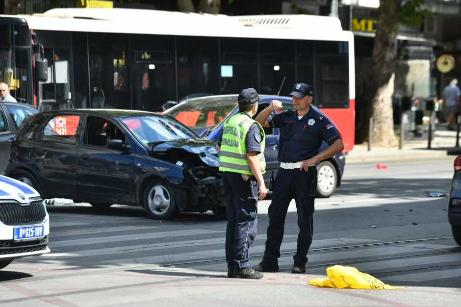 Udes u centru Beograda