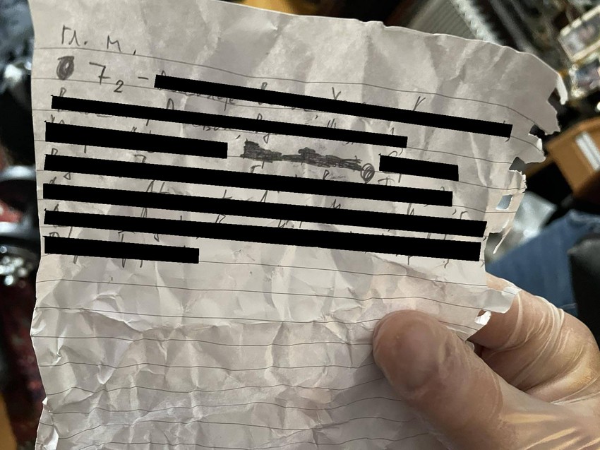 Spisak sa imenima dece koje je dečak-ubica planirao da ubije u OŠ "Vladislav Ribnikar"