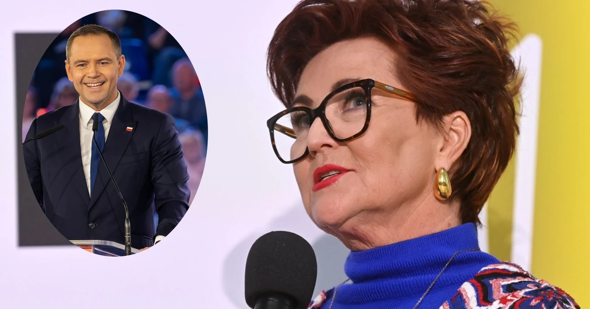 Jolanta Kwaśniewska o Karolu Nawrockim. "Jest jak Shrek"