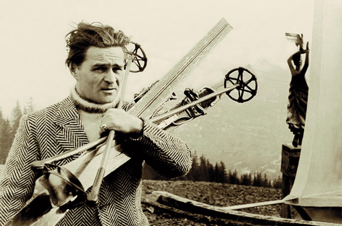 Aktor Adolf Dymsza na Gubałówce, 1939 / Maciej Pinkwart "Przedwojenne Tatry, Zakopane i Podhale. Najpiękniejsze fotografie" Wydawnictwo RM