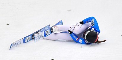 PŚ w skokach. Koszmarny upadek Kvandal w Hinzenbach. WIDEO