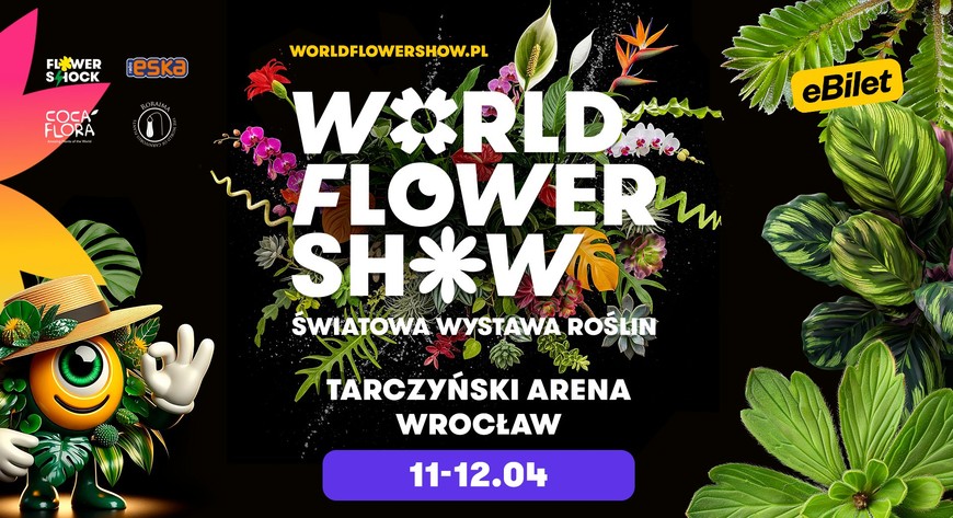 W ramach World Flower Show we wnętrzach stadionu powstanie pięć roślinnych „tematycznych światów.