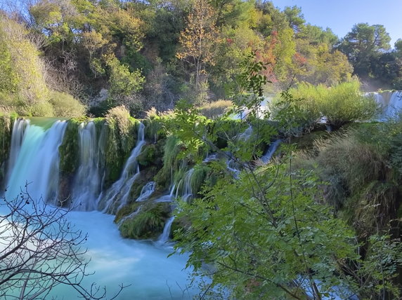 Kaskady na rzece Krka