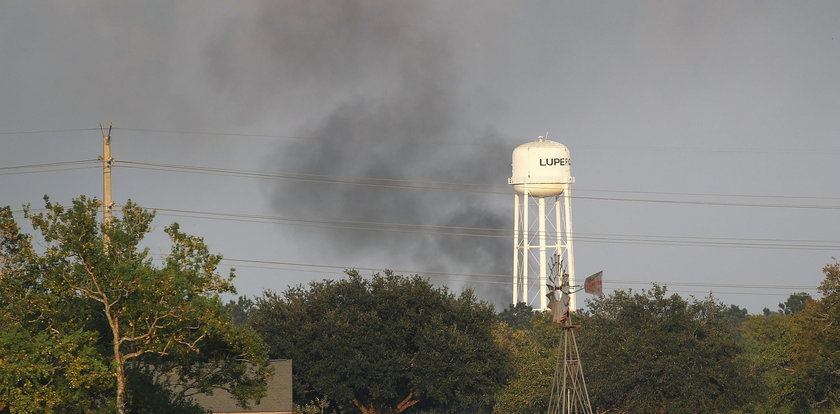 Pożar fabryki chemicznej w Teksasie. Niebezpieczeństwo eksplozji