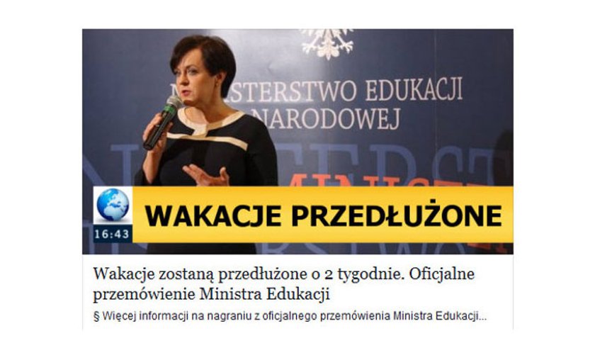 Wakacje przedłużone