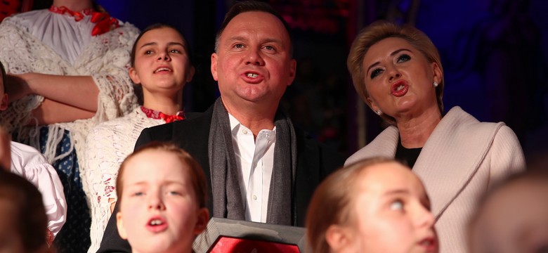 Andrzej Duda z żoną kolędują na Podbeskidziu