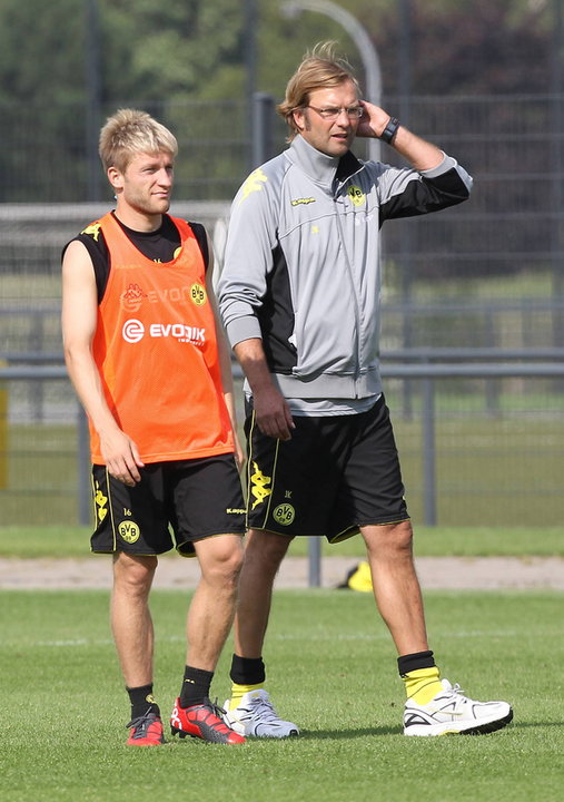 Jakub Błaszczykowski i Jurgen Klopp w 2010 roku