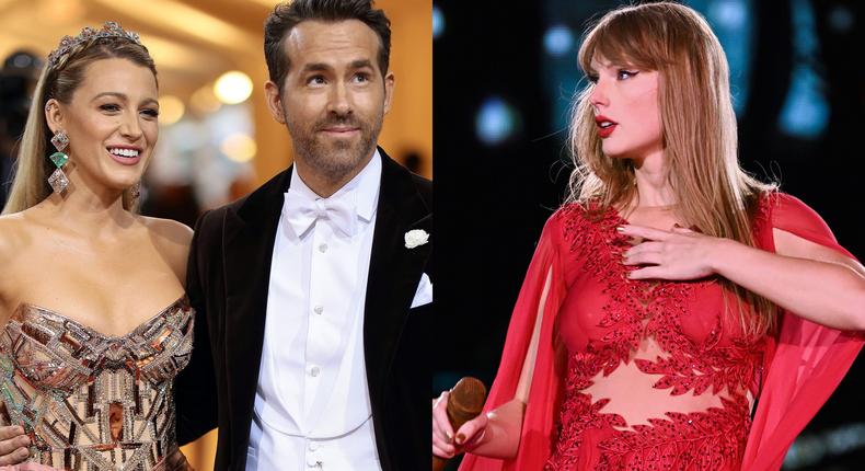 Blake Lively, Ryan Reynolds, and Taylor Swift.Dimitrios Kambouris/Shirlaine Forrest/Getty Images