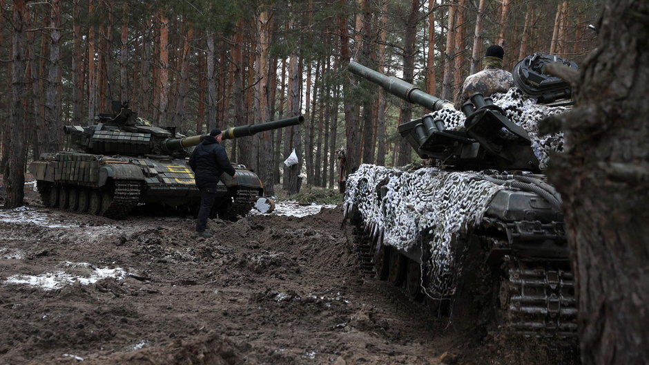 Ukraińskie czołgi w obwodzie Charkowskim. W marcu ten obszar znów ma być celem rosyjskiej ofensywy. Nieopodal Kupiańska rosyjska armia gromadzi wielkie siły.