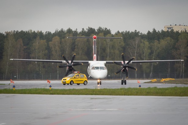 Samolot typu Bombardier Q-400. Zdjęcie ilustracyjne