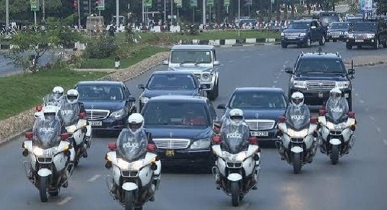 Nana Addo's convoy