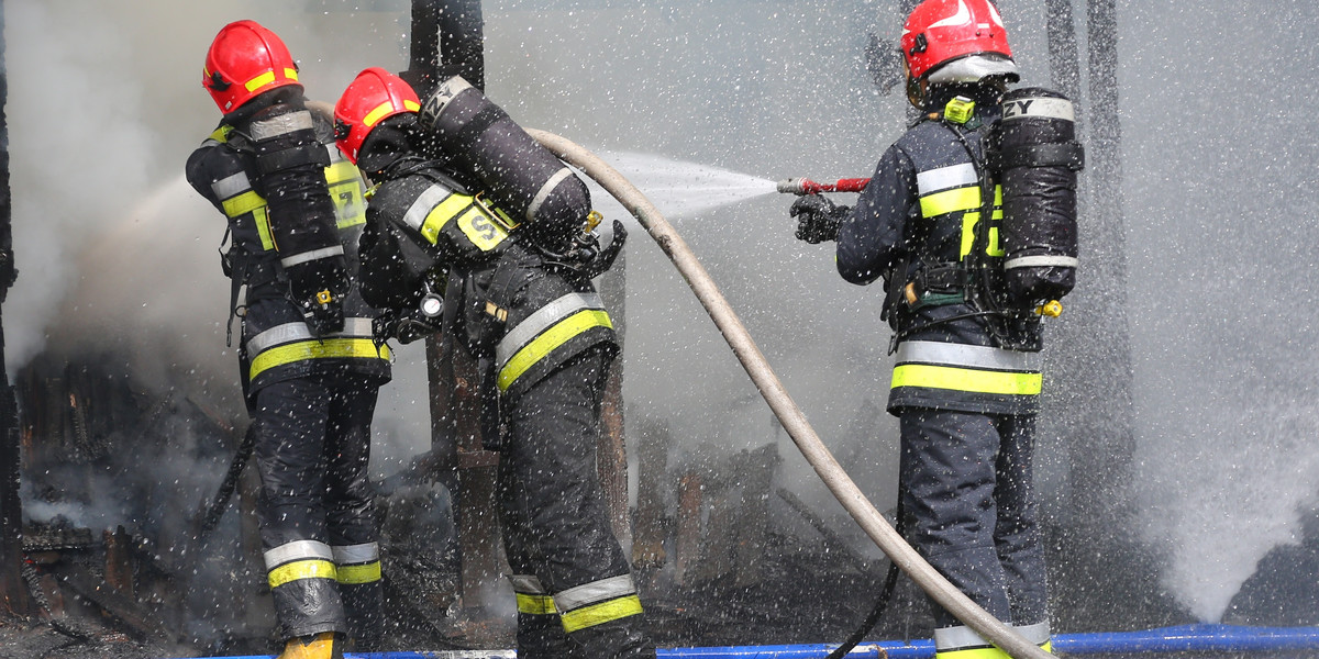 Pożar Komórek na Bednarskiej