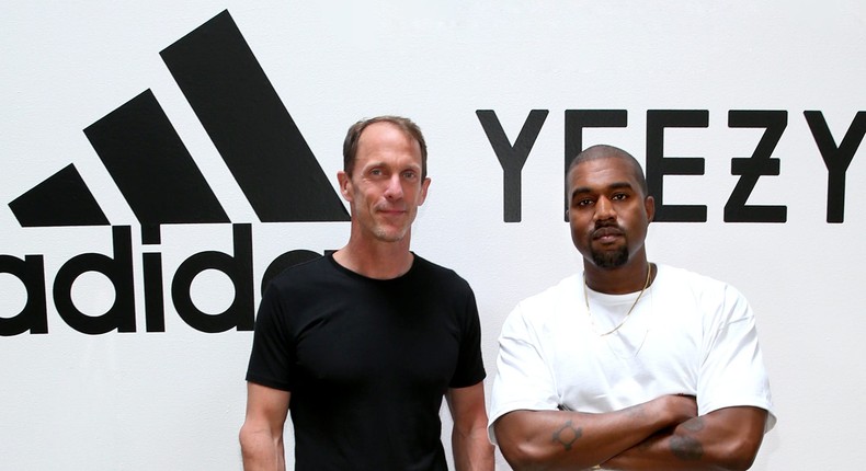 Adidas and Kanye West first announce their partnership in 2016.Jonathan Leibson/Getty Images for ADIDAS