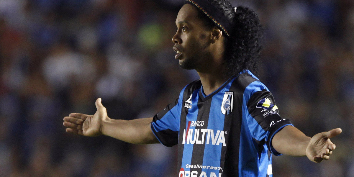 Koszmarny debiut Ronaldinho w barwach Queretaro!