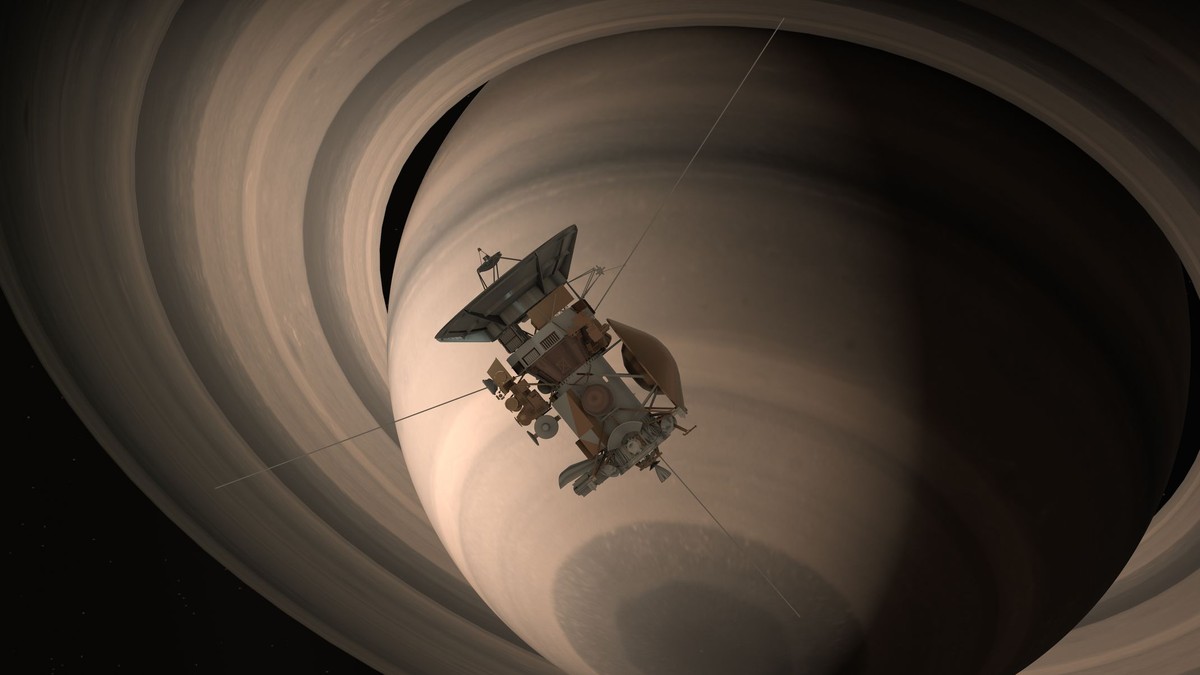 Sonda Cassini przy Saturnie