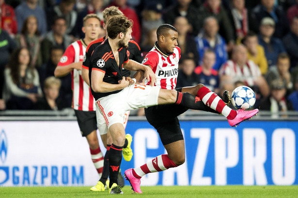 Liga Mistrzów: Niespodziwana porażka Manchesteru United w Eindhoven. WIDEO