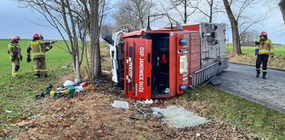 Jechali na pomoc. Po chwili sami potrzebowali ratunku. Dramat pod Legnicą