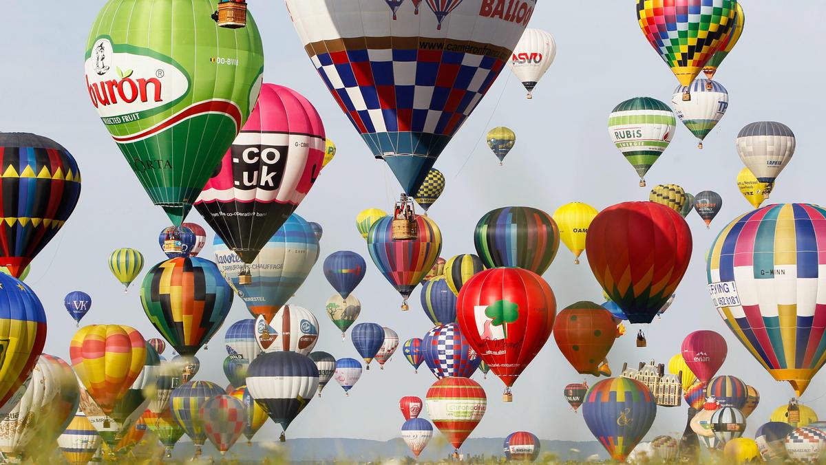 Festiwal balonów we Francji 