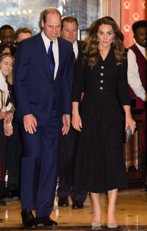 Kate Middleton i książę William na spektaklu w Noël Coward Theatre
