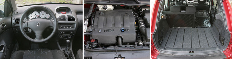 Używane kombi segmentu B Peugeot 206 SW, Seat Cordoba