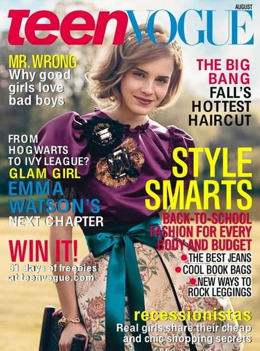 Hermiona w "Teen Vogue". FOTO