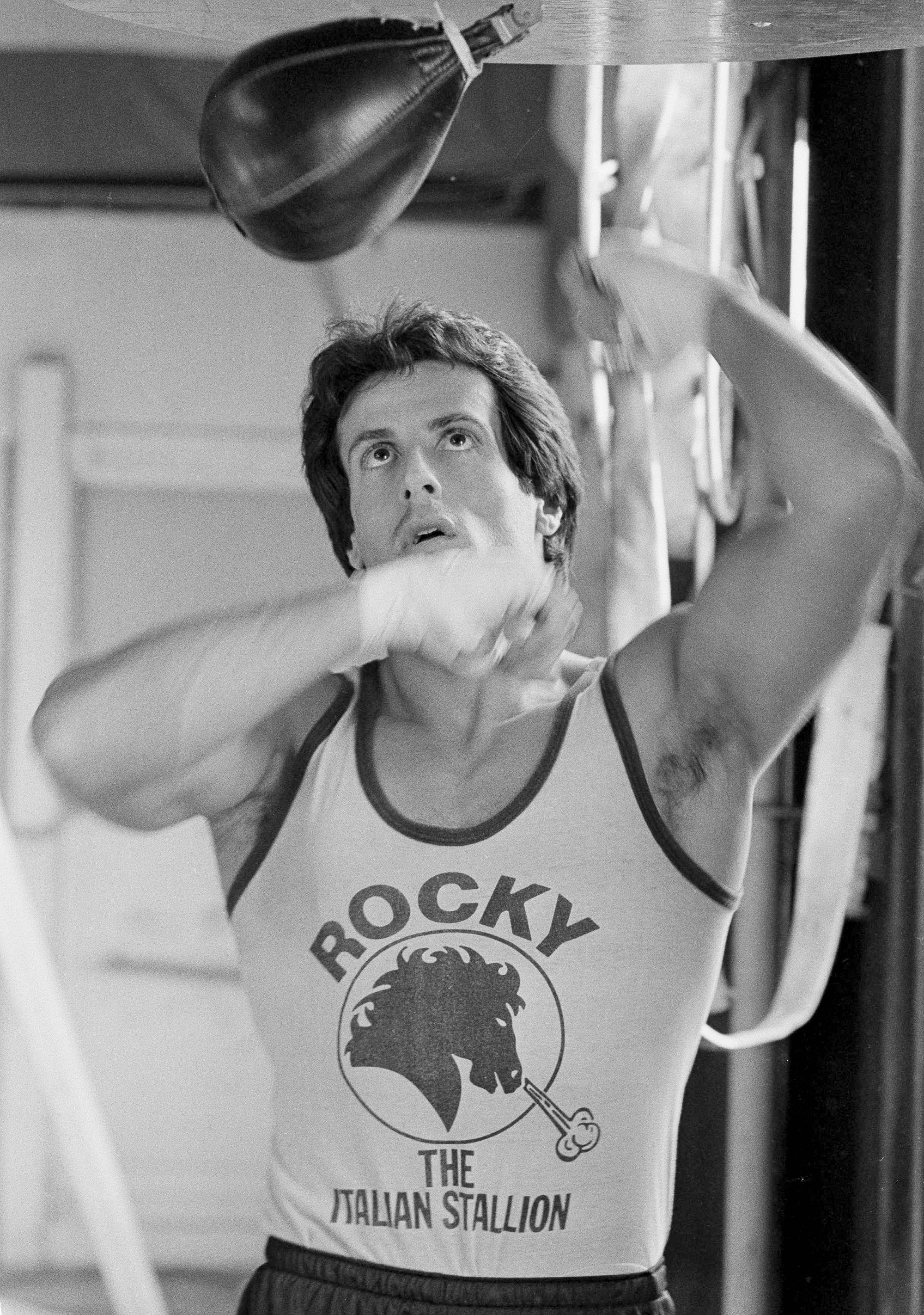 Americký herec Sylvester Stallone. 