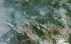 Gigantyczne pożary w Amazonii widoczne nawet z kosmosu. Macron: Nasz dom płonie [ZDJĘCIA]