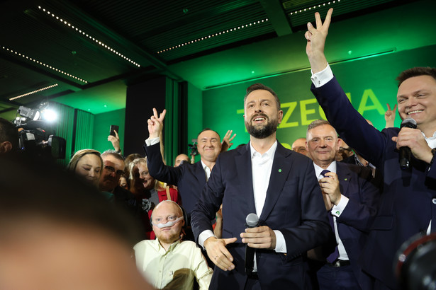 Wybory parlamentarne 2023. Liderzy Trzeciej Drogi Szymon Hołownia i Władysław Kosiniak-Kamysz
