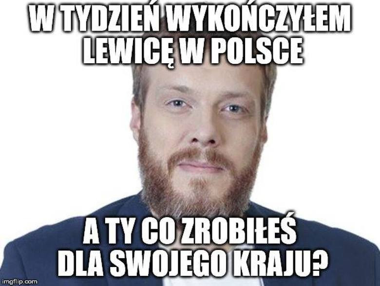 Mem z Adrianem Zandbergiem po wyborach w 2015 roku