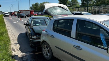 Potężny karambol w Krakowie. Sprawca miał we krwi trzy promile