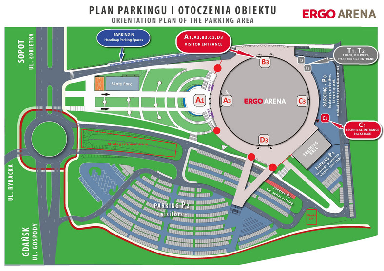 Plan parkingu