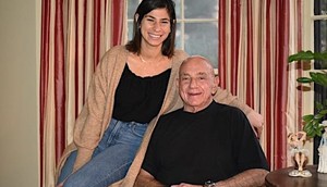 The author moved in with her grandfather after graduating from college.Courtesy of Chloe Gordon