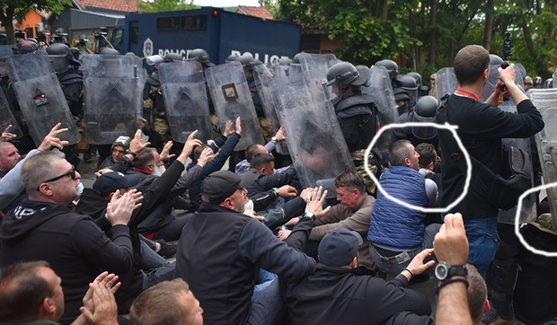 Uhapšeni Srbi nalazili su se iza kordona KFOR-a