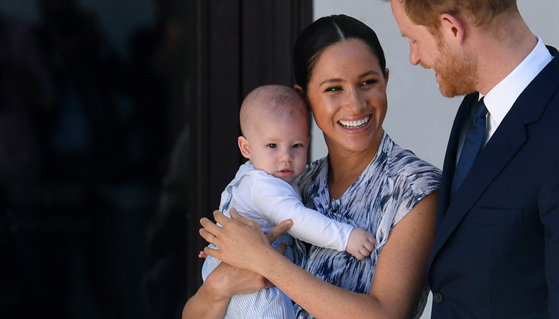 Harry herceg, Meghan hercegné és Archie baba / Fotó: Puzzlepix