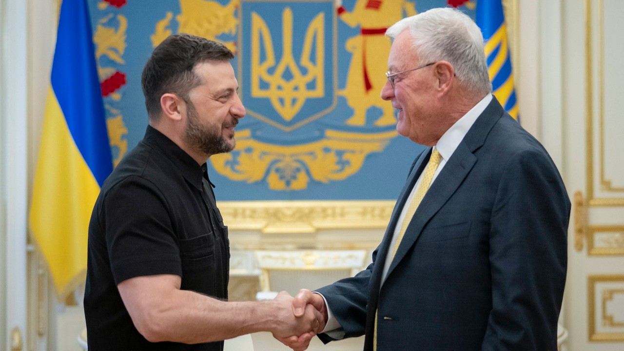 Wołodymyr Zełenski rozmawiał z wysłannikiem Donalda Trumpa. 