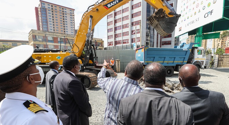 President Uhuru Kenyatta commissions the construction of Kenya's next tallest building G47 Ugatuzi Towers in Nairobi's Hurlingham area