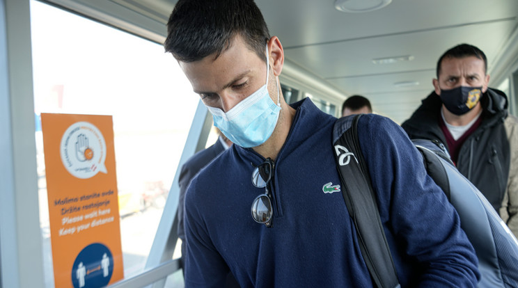 Djokovics a napokban tért haza Szerbiába az ausztráliai botrány után /Fotó: Profimédia