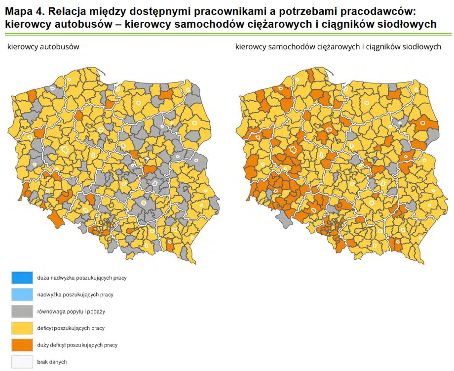 Poszukiwane zawody w branży transportowej w 2020 r. z badania "Barometr zawodów"