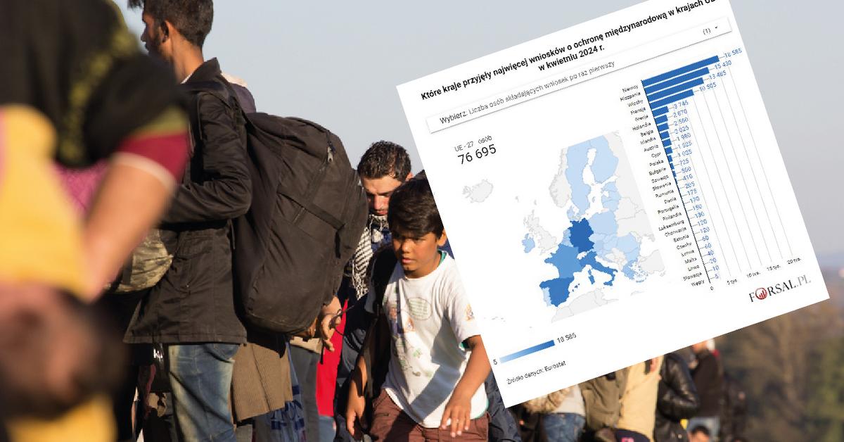  W tych krajach emigranci składają najwięcej wniosków o azyl