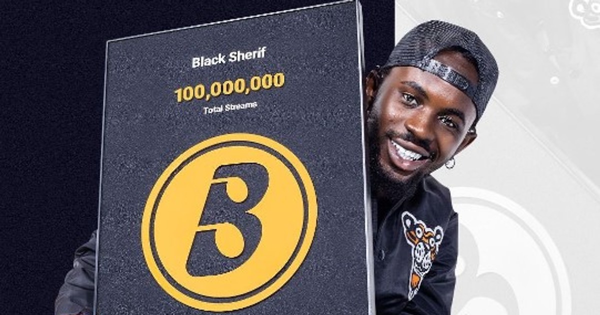 Boomplay honours Black Sherif with Golden Plaque - Vimarsana News