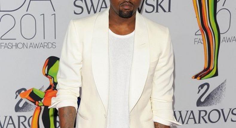 Kanye West wearing jeans