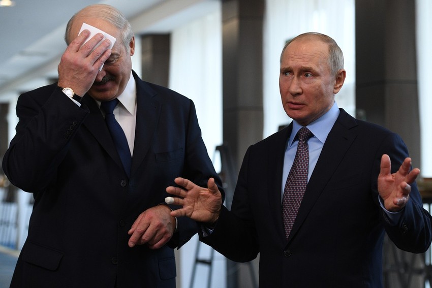 Aleksandar Lukašenko i Vladimir Putin