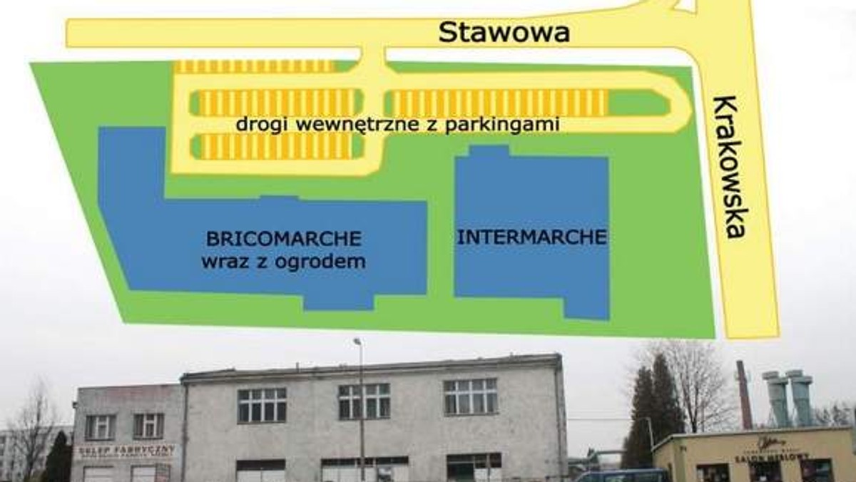 Do starostwa wpłynął właśnie wniosek o rozbiórkę obiektów stojących przy ul. Krakowskiej.